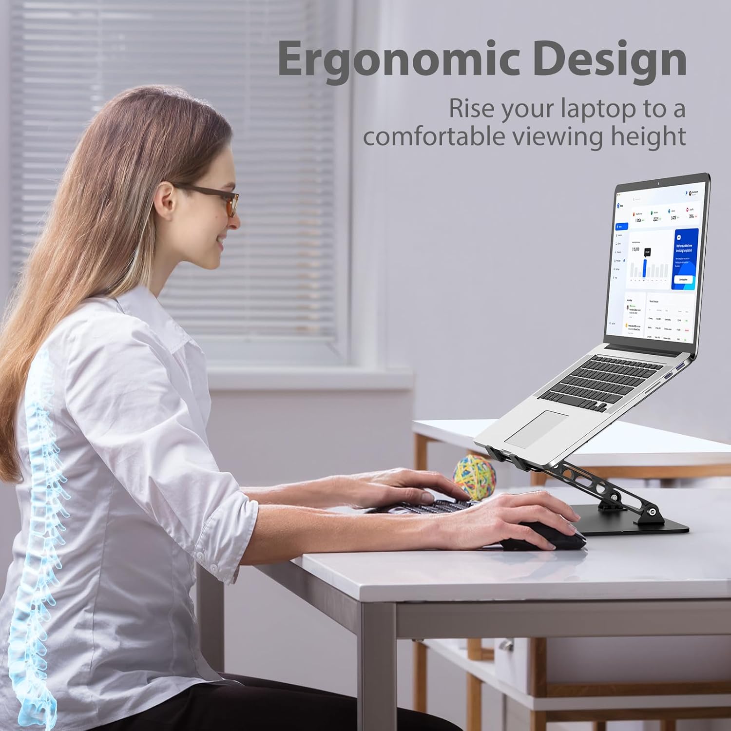 Adjustable Laptop Stand — third-party reference view 2
