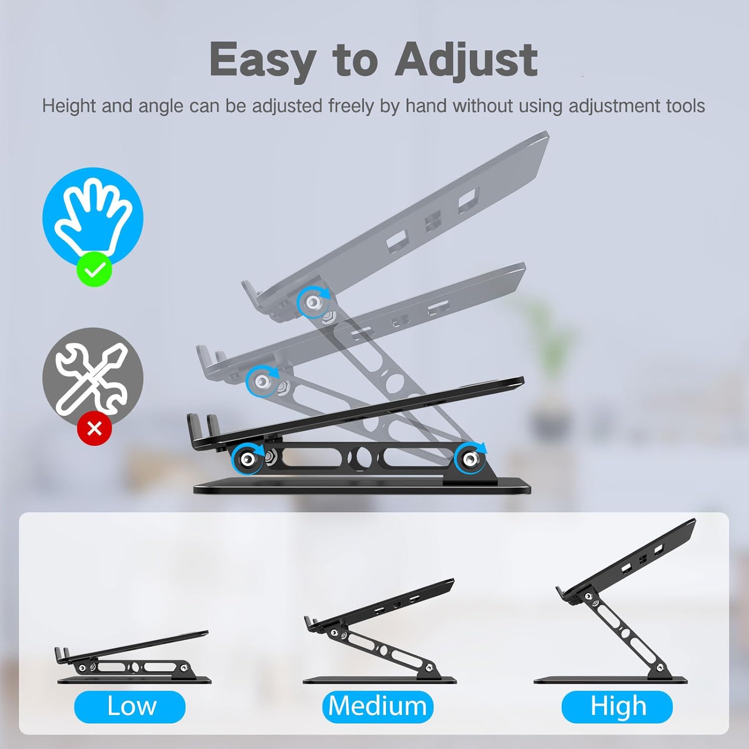 Adjustable Laptop Stand — third-party reference view 3
