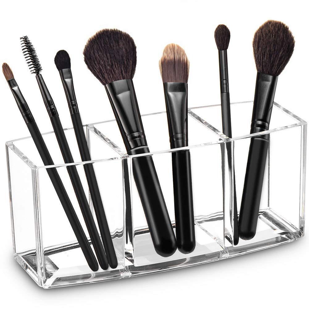 Makeup Brush Organizers for Vanity Storage Ranges