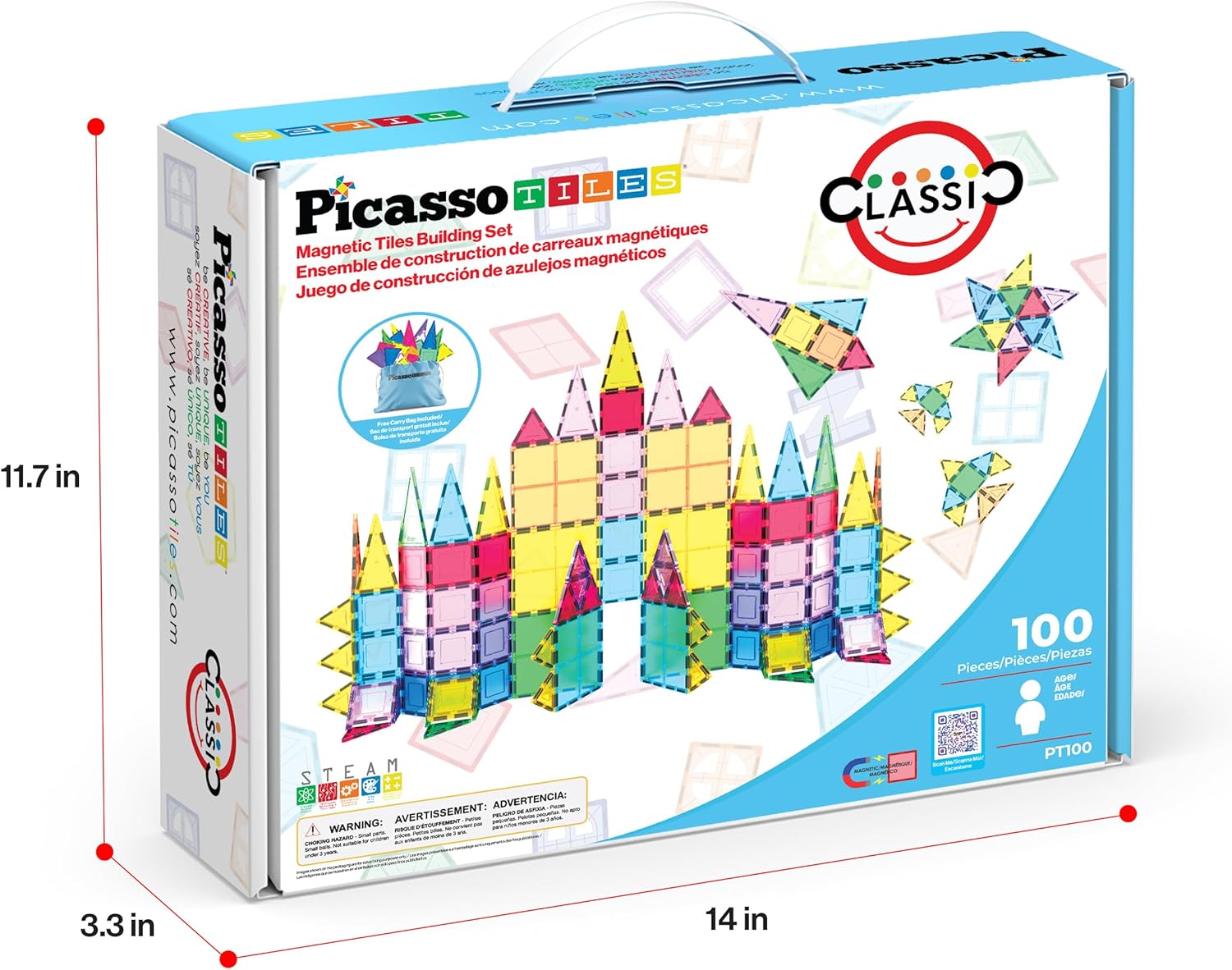 Magnetic Building Tile Set — third-party reference view 2