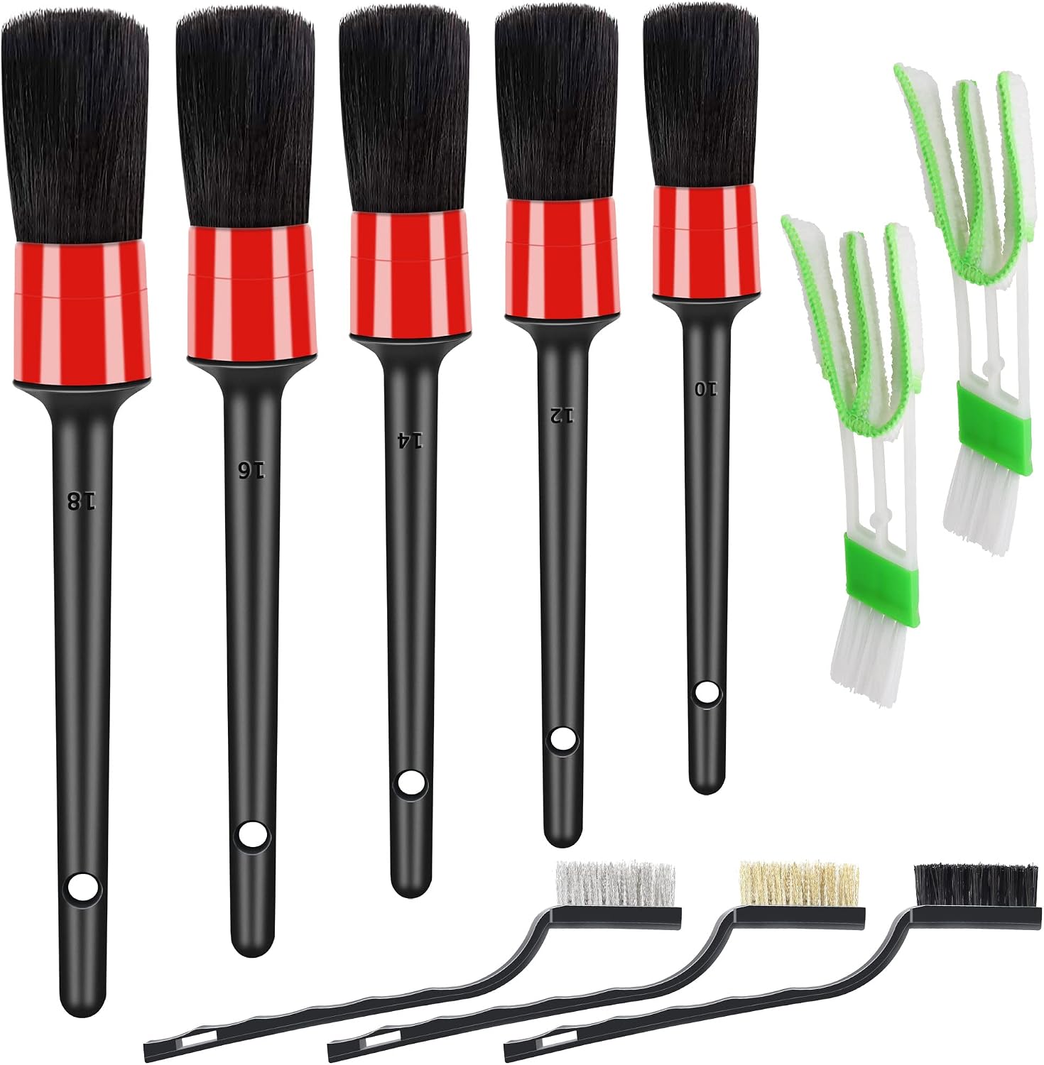 Vehicle Detailing Brush Sets for Cleaning Accessory Ranges