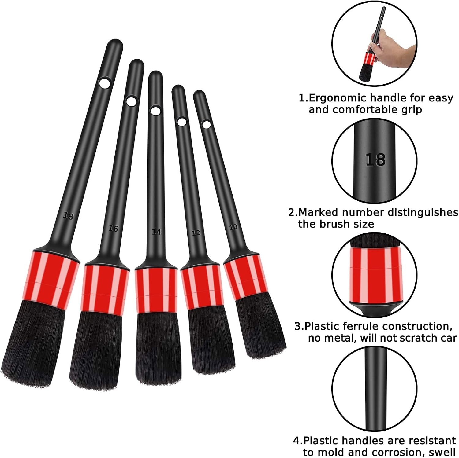 Vehicle Detailing Brush Set — third-party reference view 3