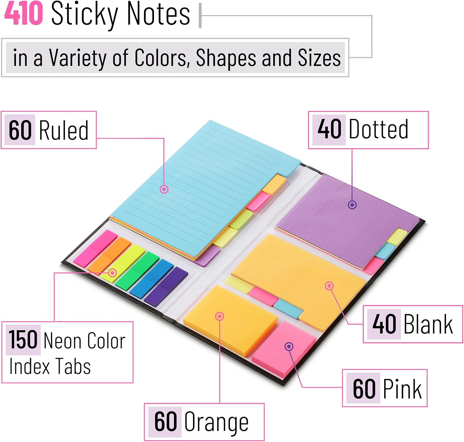 Sticky Note and Index Tab Set — third-party reference view 2