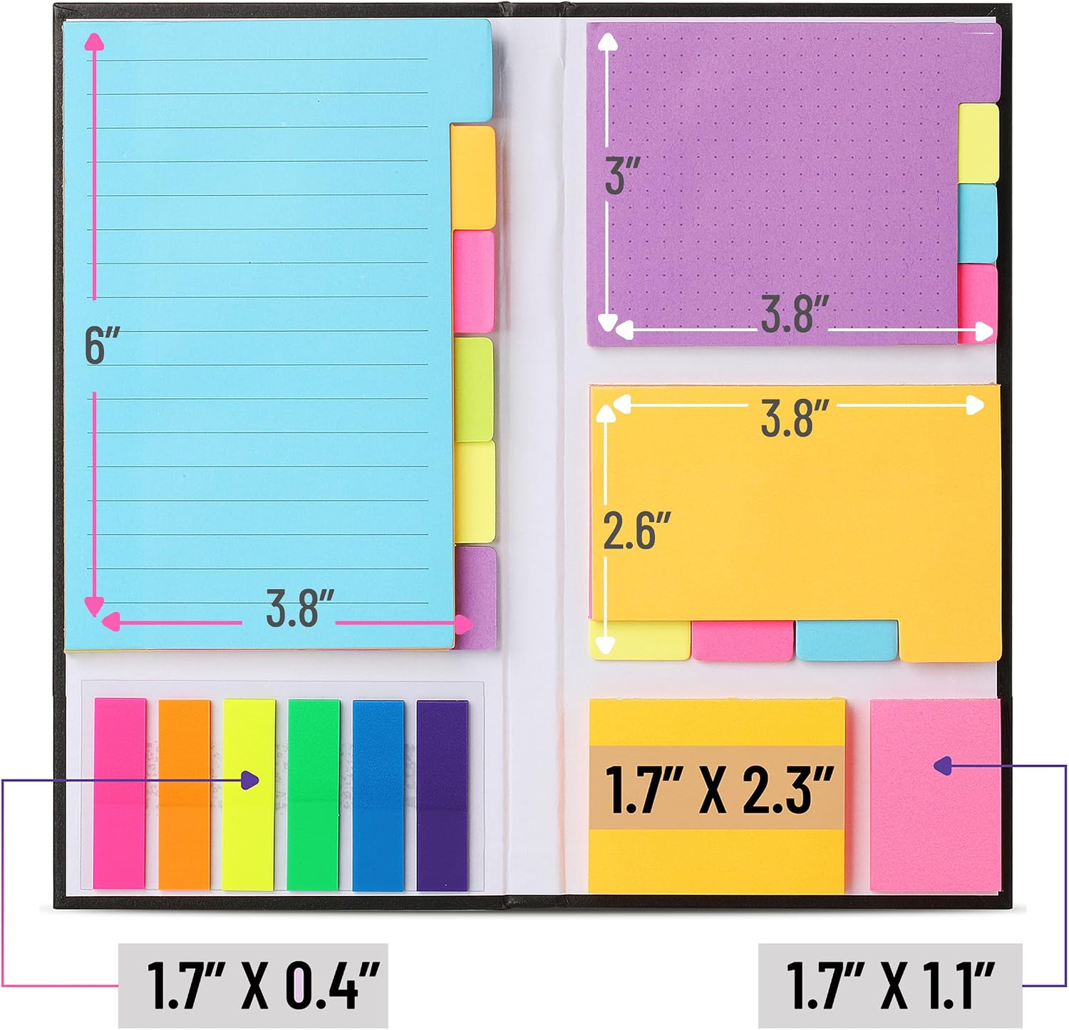 Sticky Note and Index Tab Set — third-party reference view 3