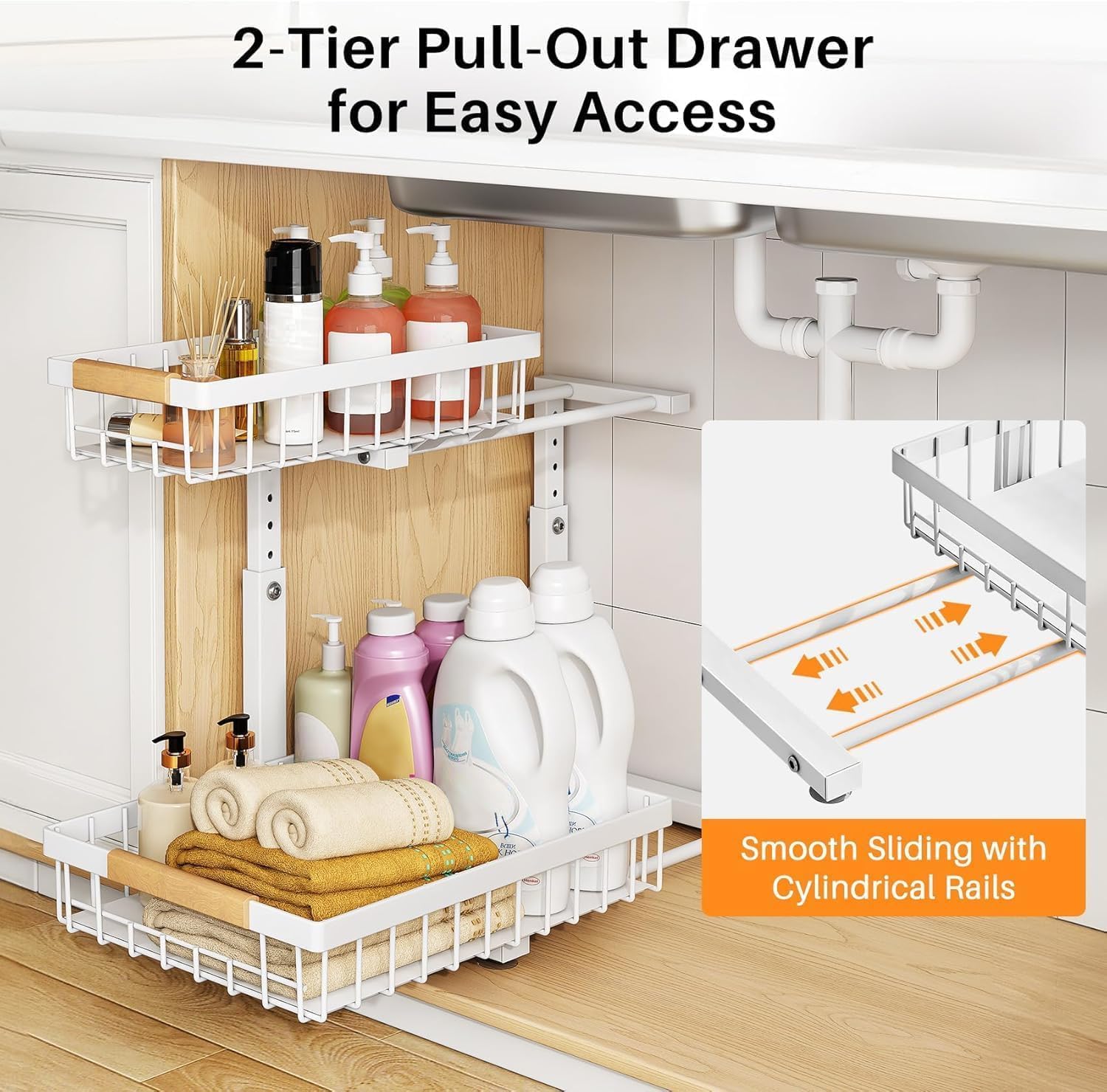 Sliding Under-Sink Organizer — third-party reference view 3