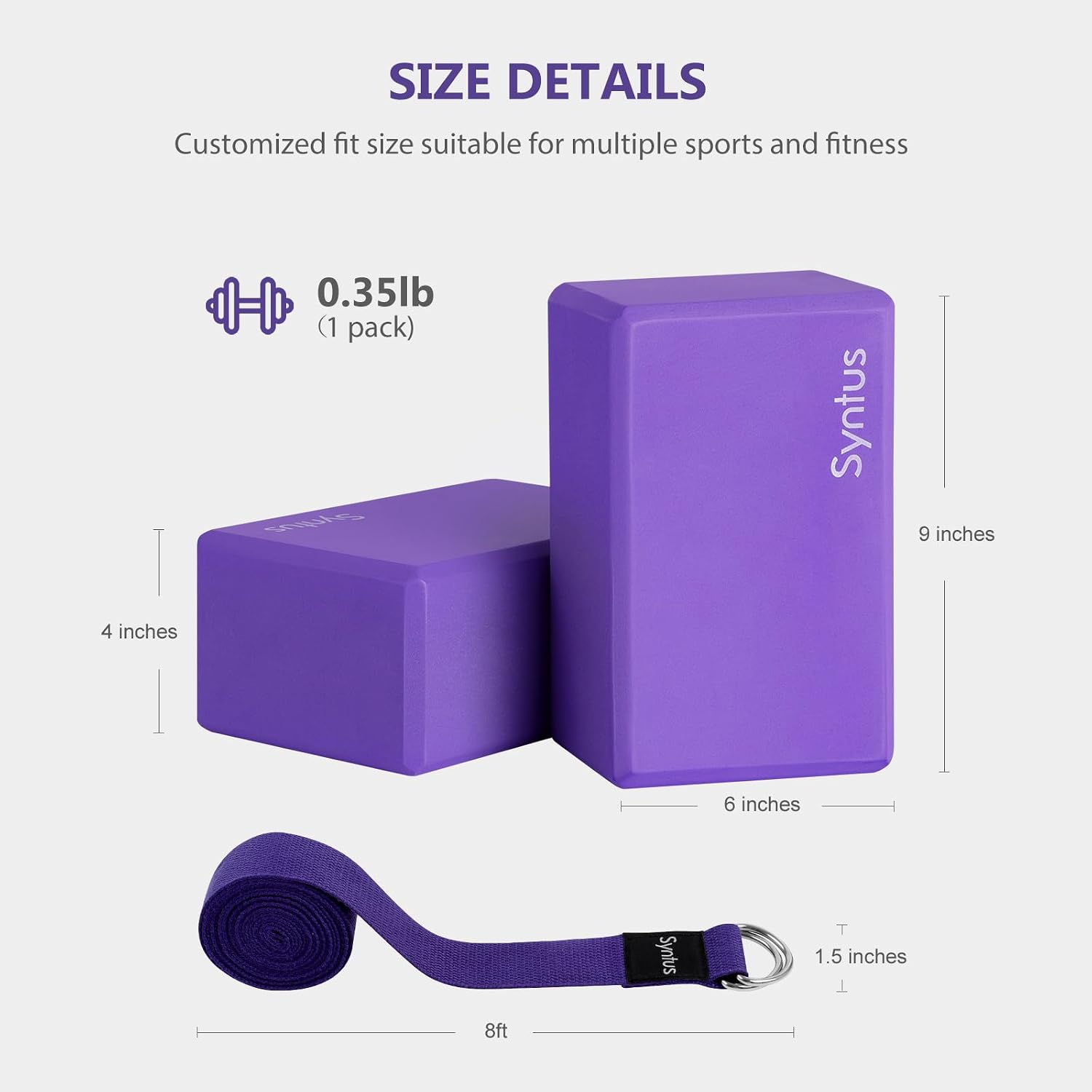 Yoga Block and Strap Set — third-party reference view 2