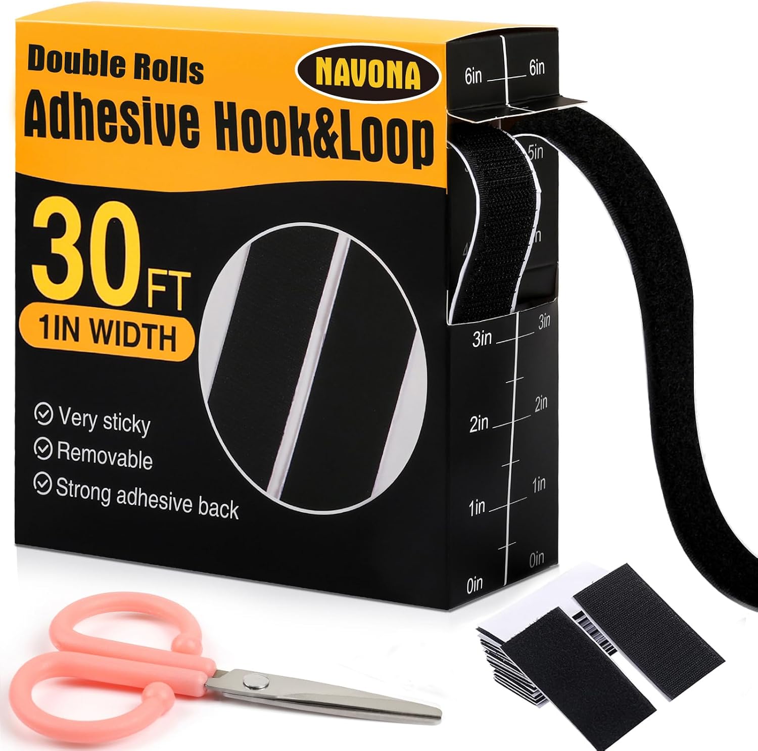 Hook-and-Loop Fastener Rolls for Assembly and Organization