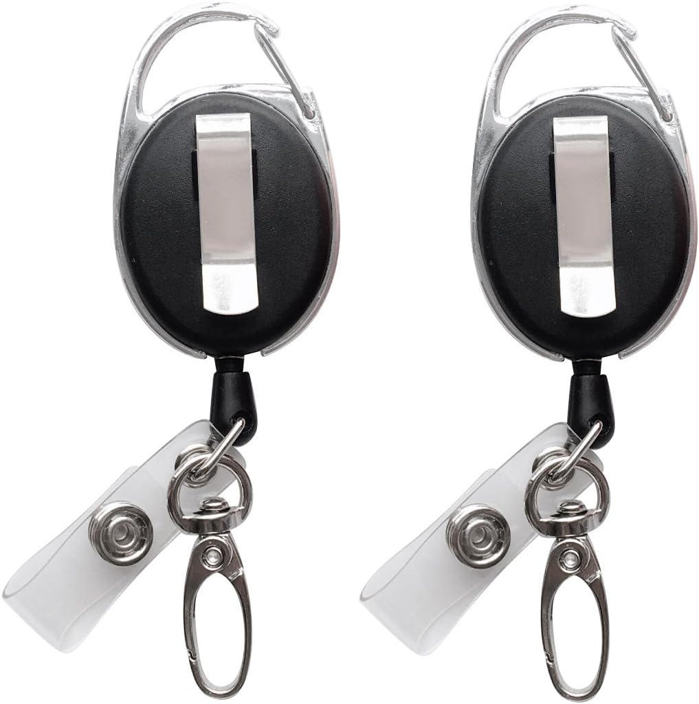 Retractable Badge Reels for Workplace Accessory Sets