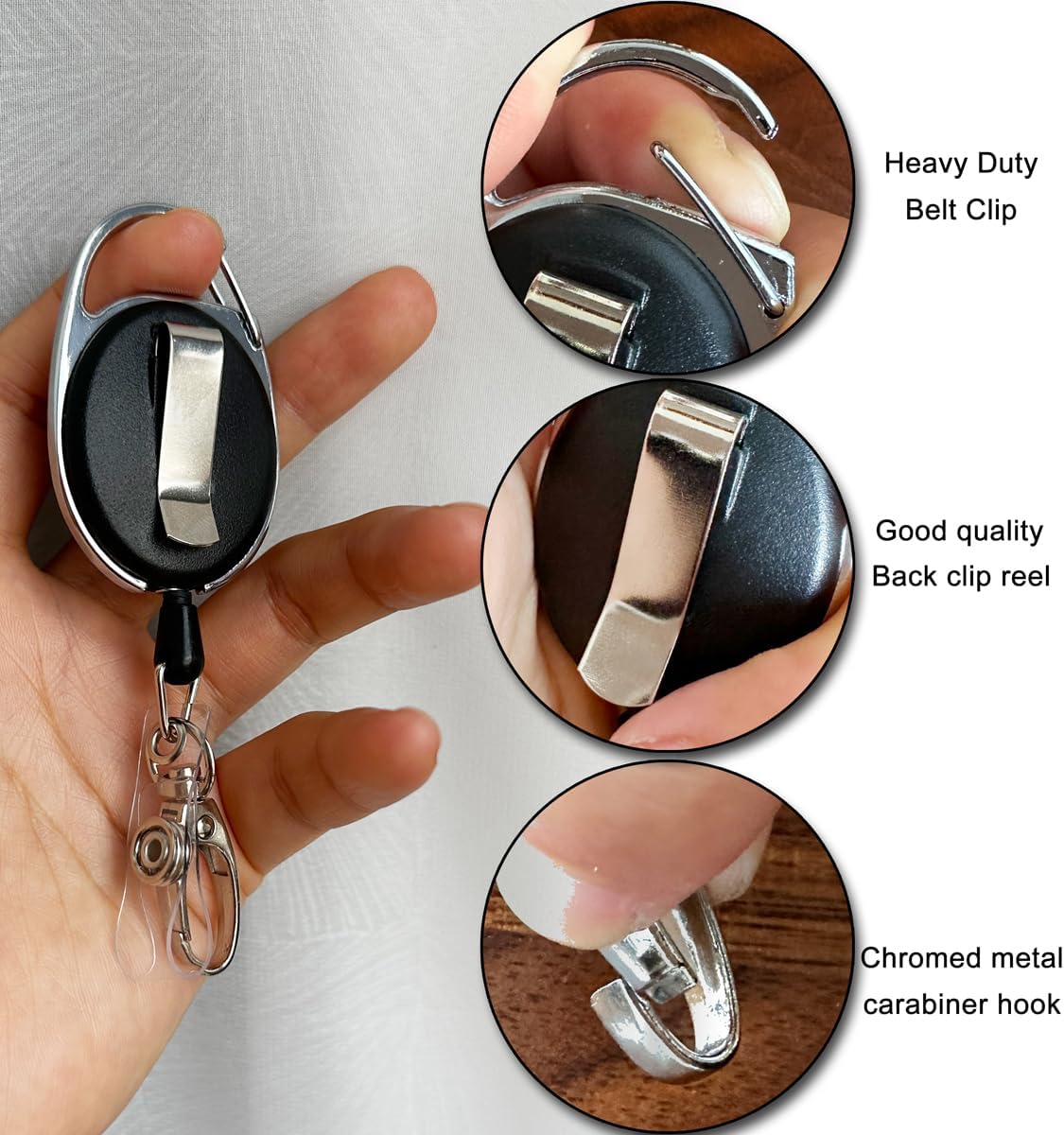Retractable Badge Reel — third-party reference view 2