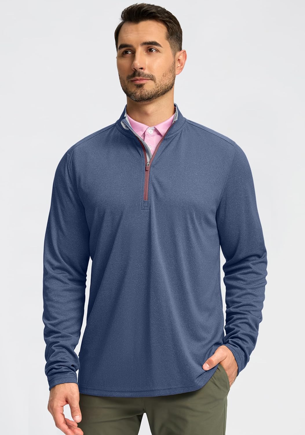 Quarter-Zip Casual Pullover — third-party reference view 2
