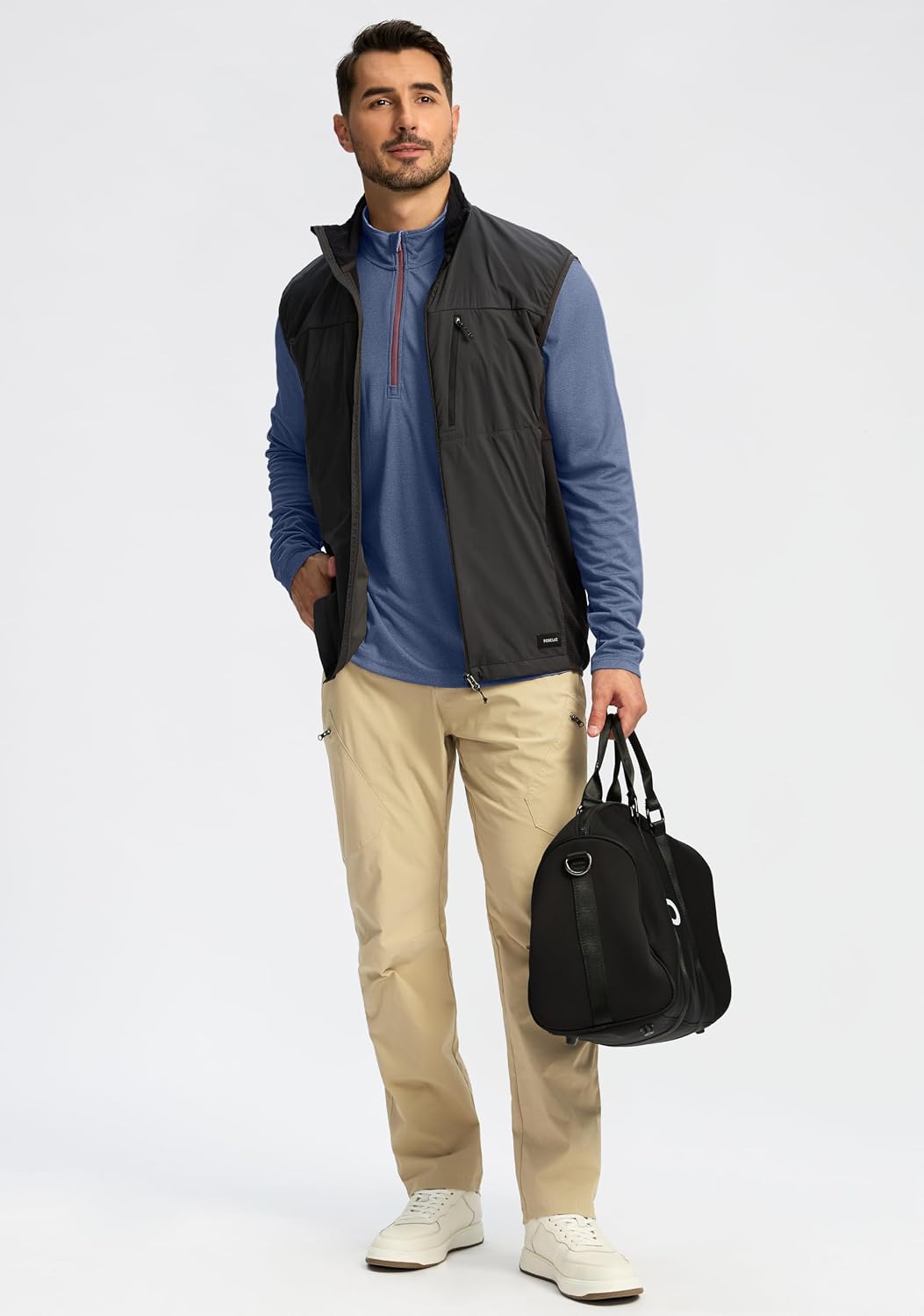 Quarter-Zip Casual Pullover — third-party reference view 3