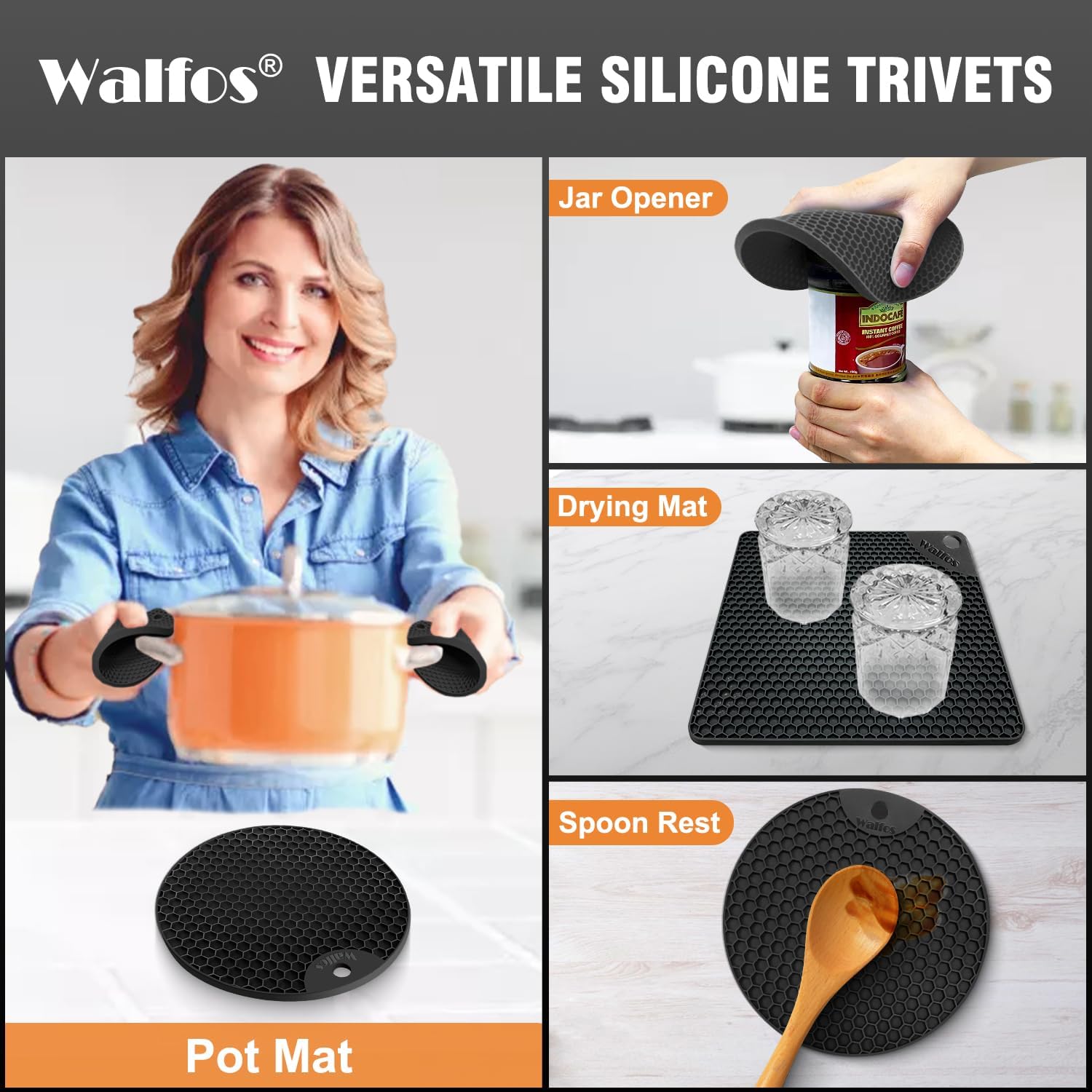 Textured Trivet Mats — third-party reference view 3