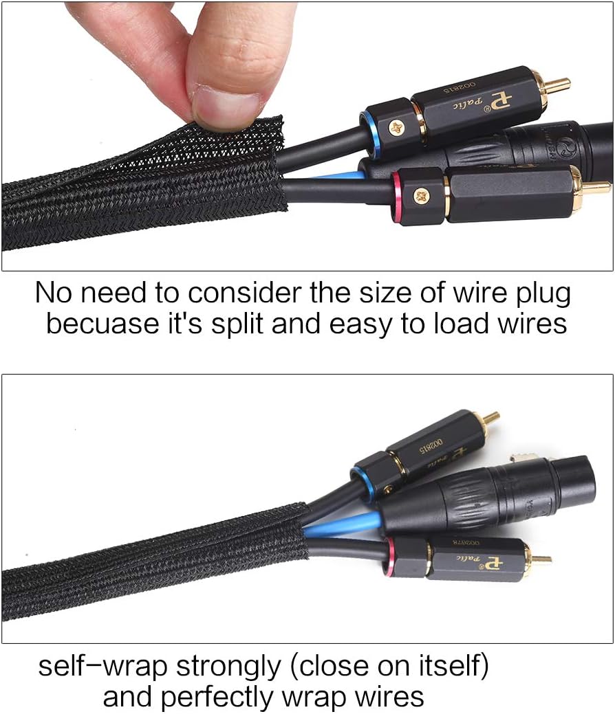 Split Cable Management Sleeve — third-party reference view 2