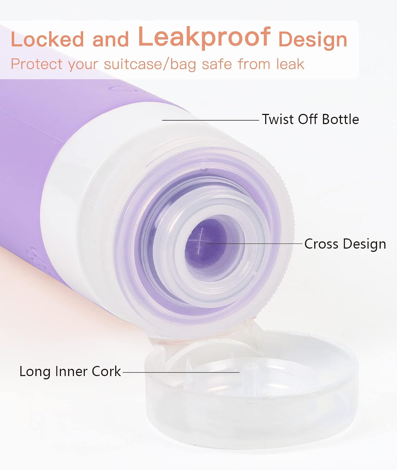 Refillable Travel Toiletry Bottles — third-party reference view 2