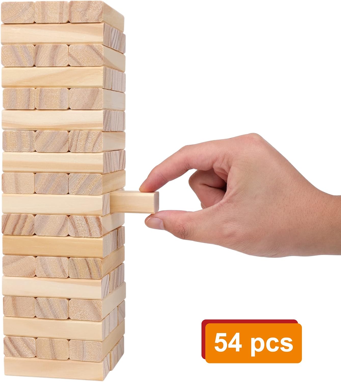 Wooden Tumbling Tower Game — third-party reference view 3