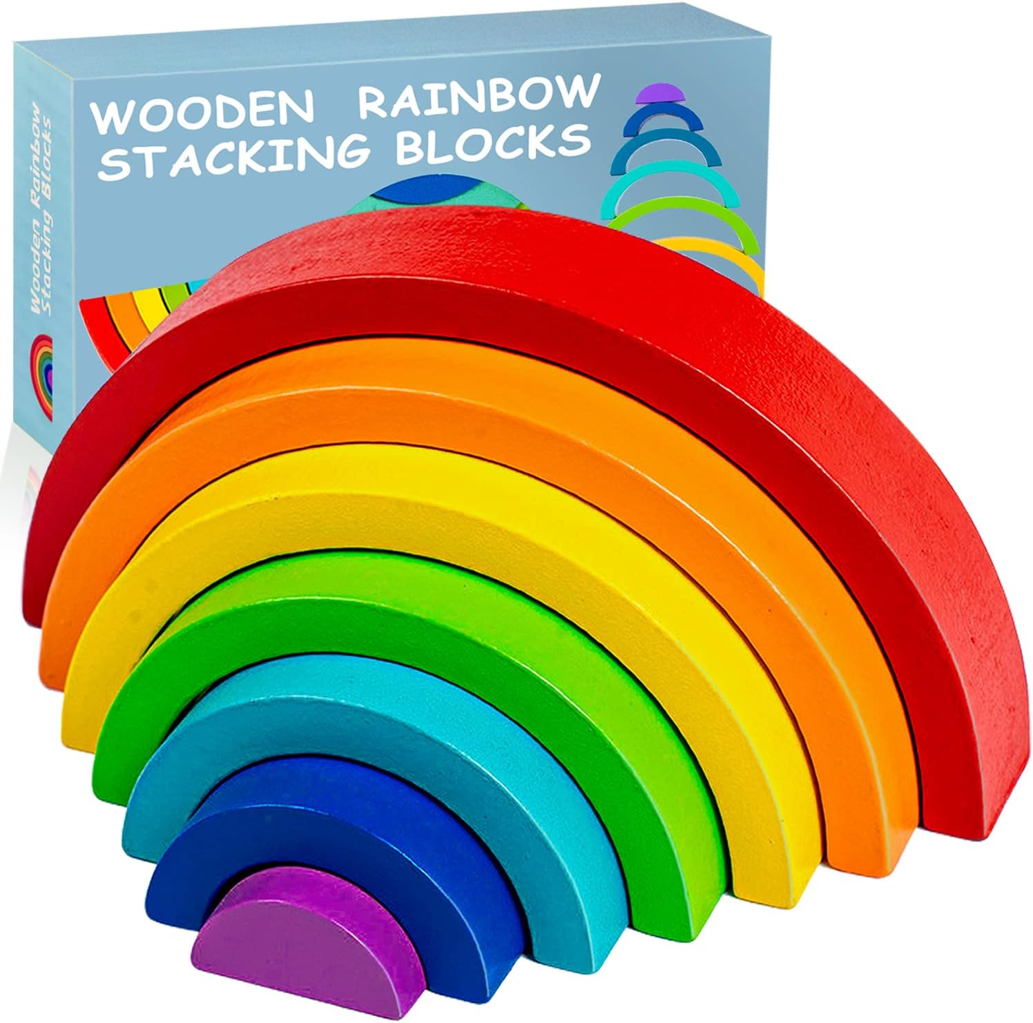 Rainbow Stacking Toys — Shape and Finish Inquiry