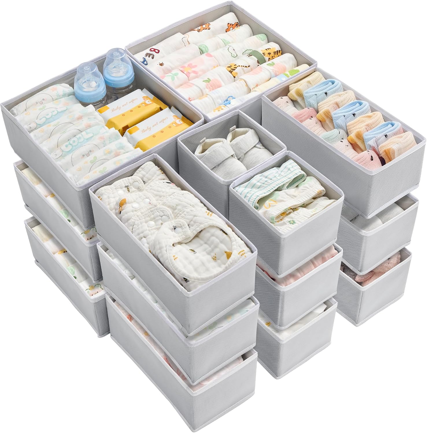 Nursery Drawer Organizers for Garment Storage