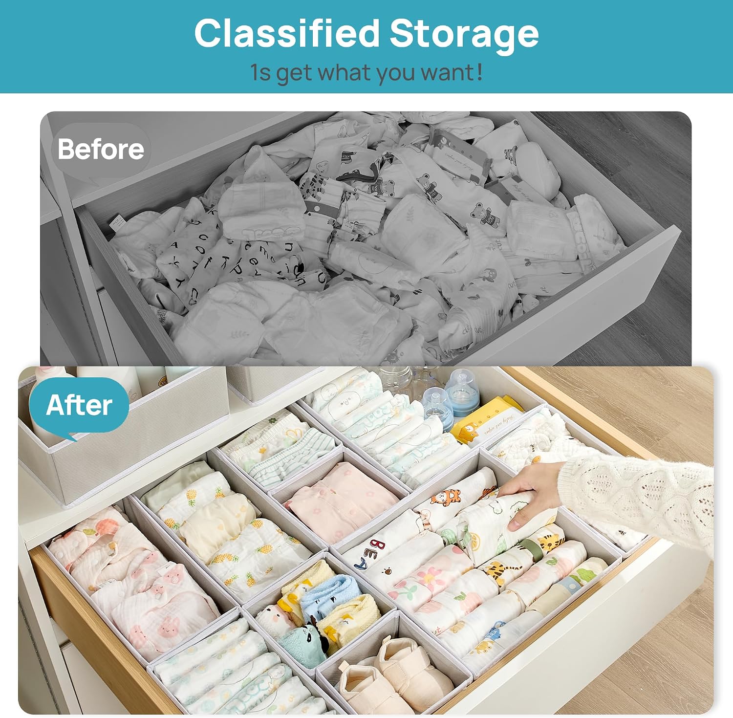 Nursery Drawer Organizer Set — third-party reference view 2