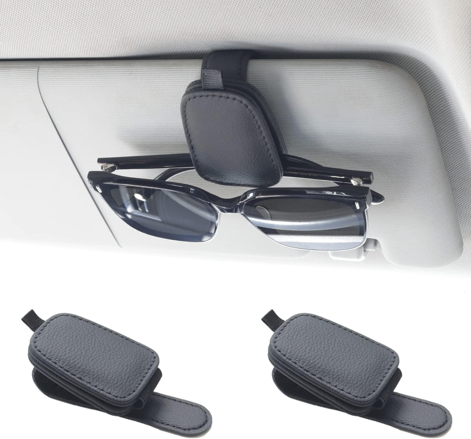 Visor Eyewear Holders — Clip and Contact-Surface Brief