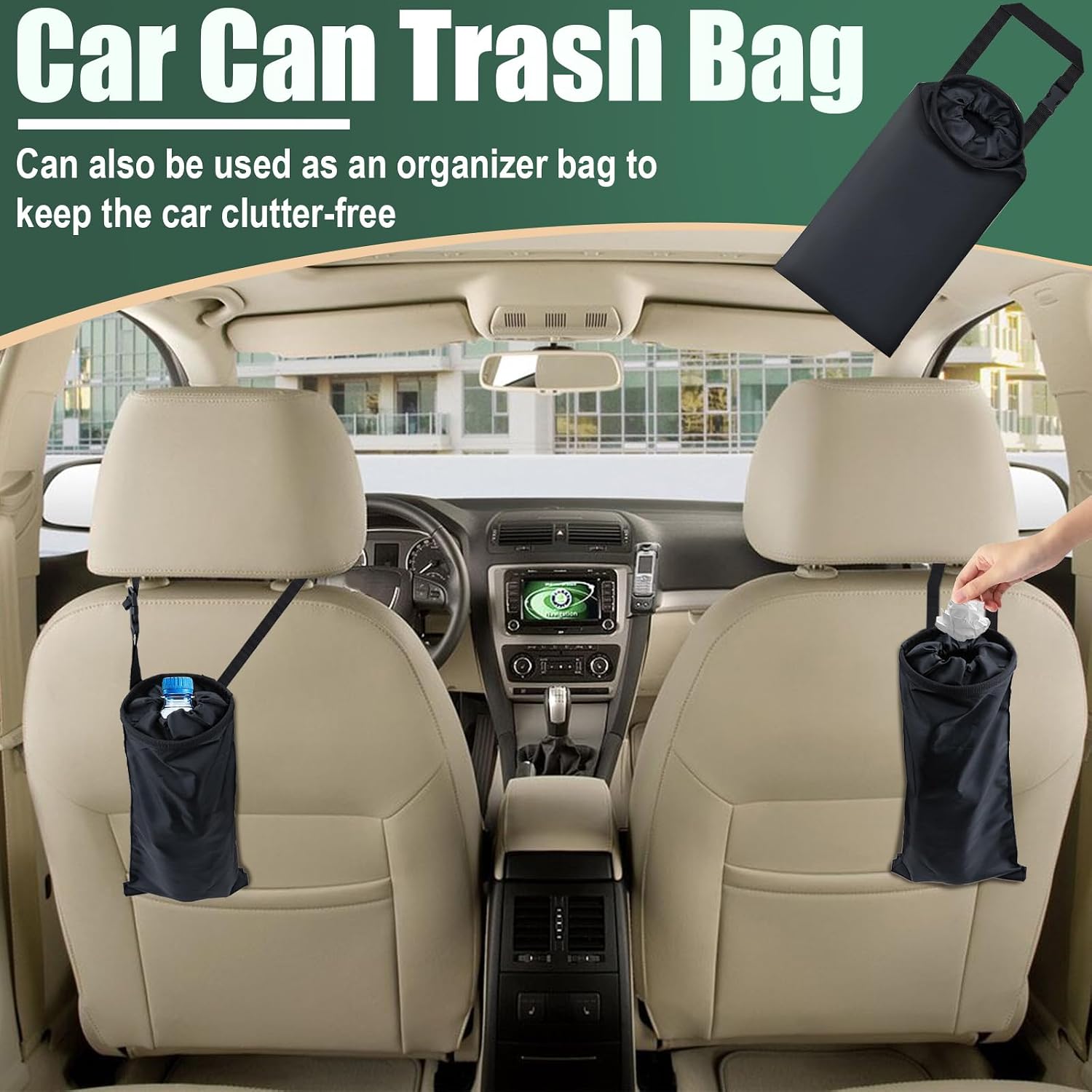 Hanging Car Storage Bin — third-party reference view 2