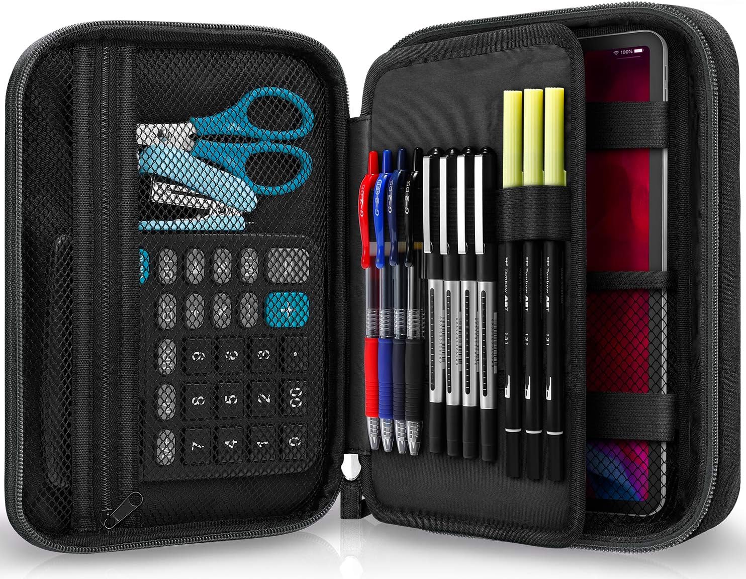 Multi-Pocket Pencil Cases for School and Office Ranges
