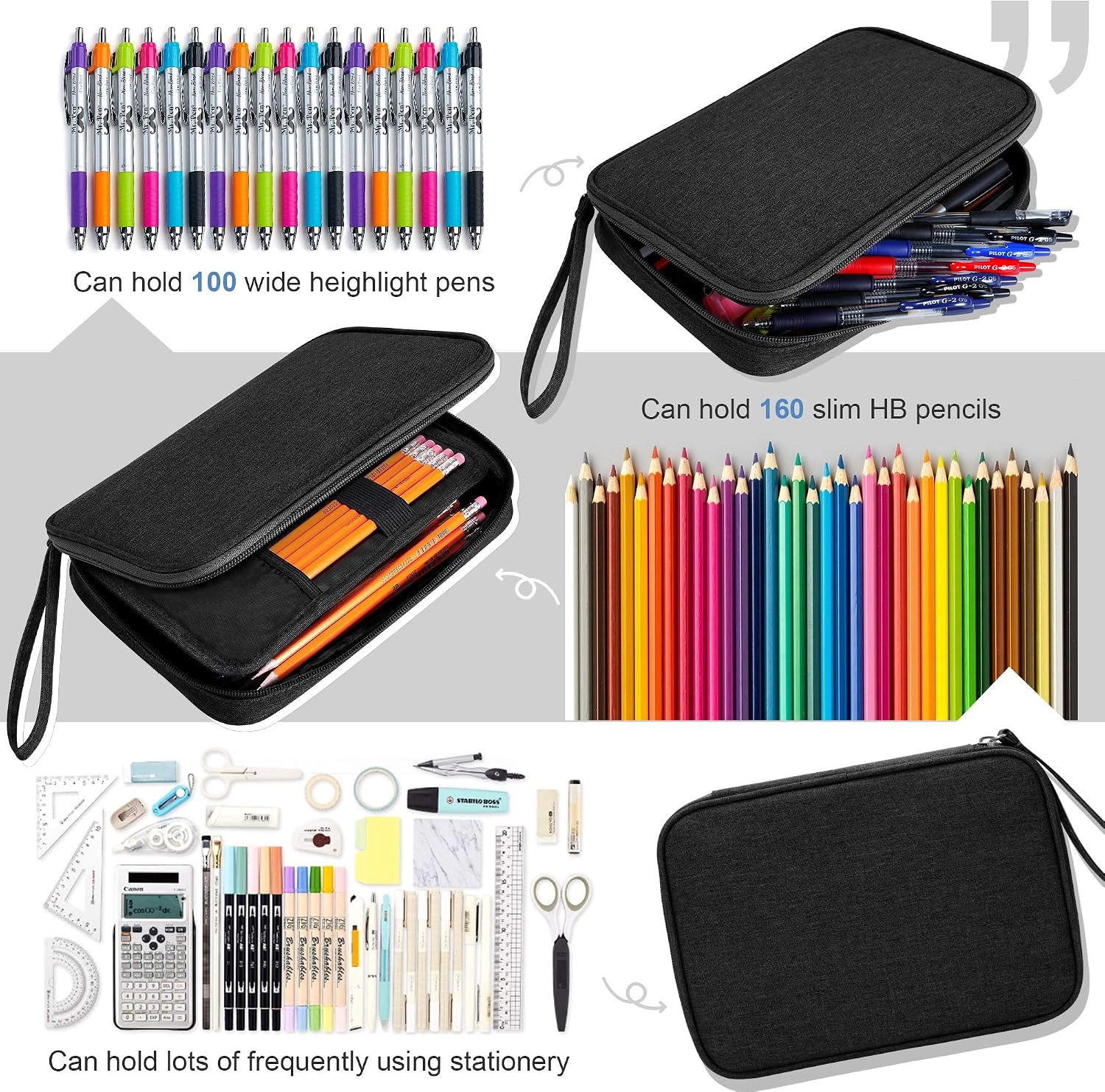 Multi-Pocket Pencil Case — third-party reference view 2