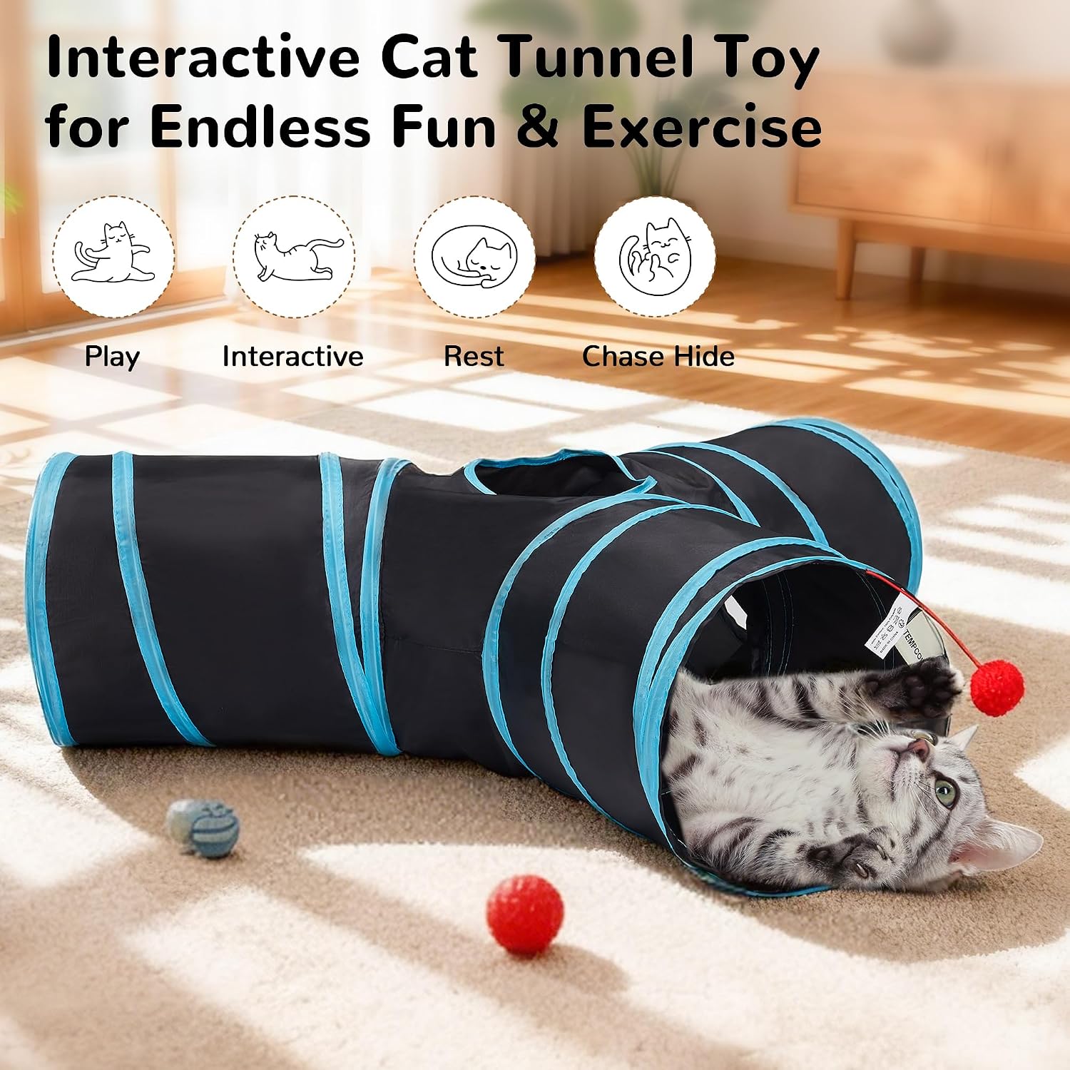 Cat Tunnel Toy - view 3