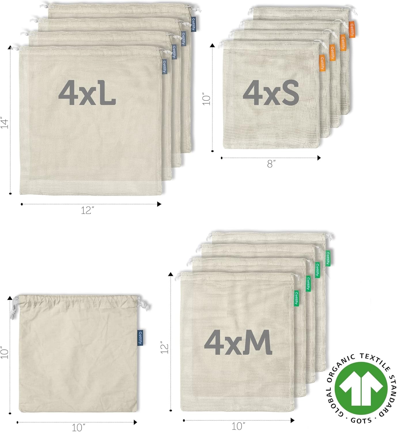 Reusable Produce Bag Set - view 2