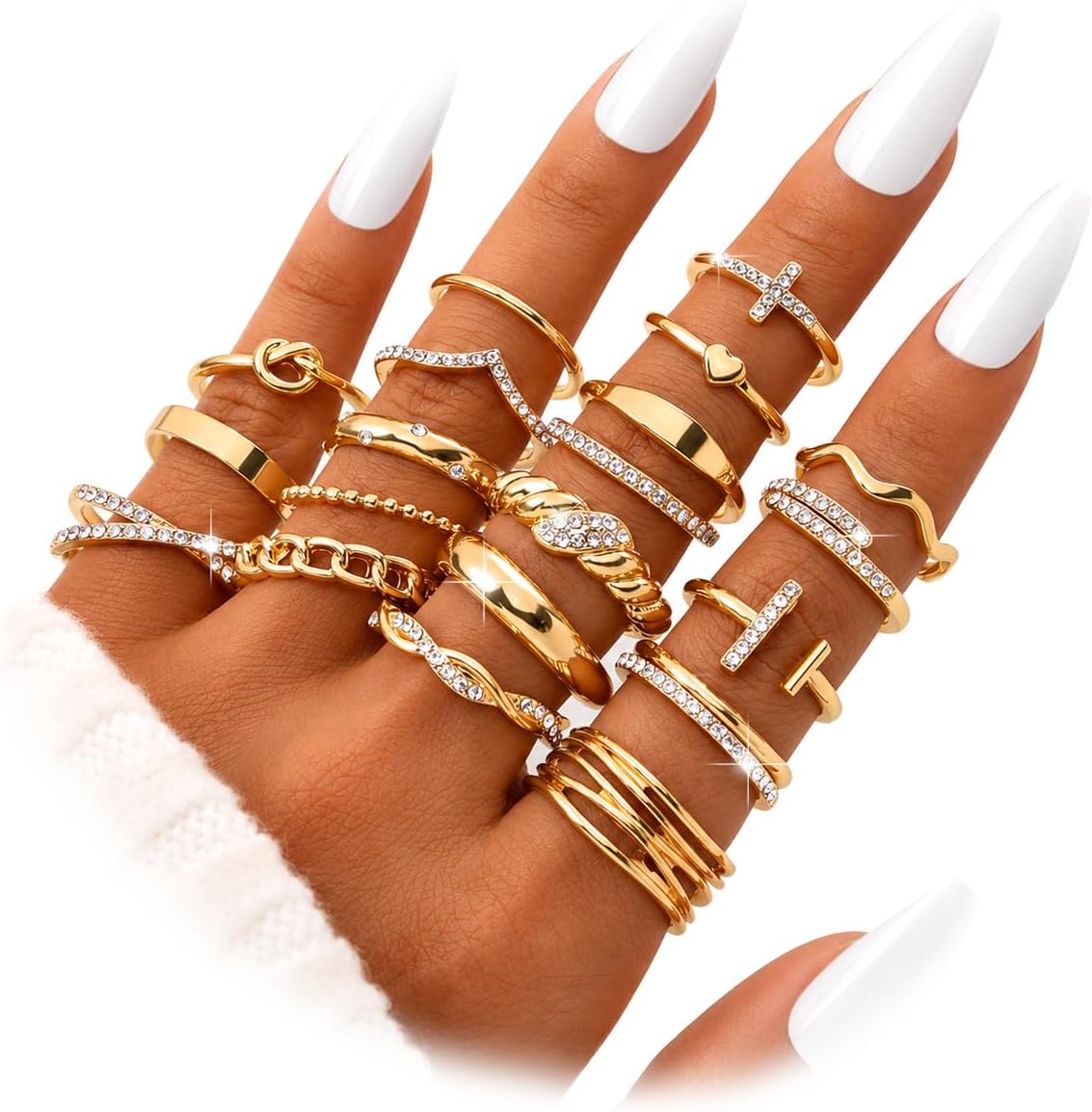 Stackable Rings Set - view 1