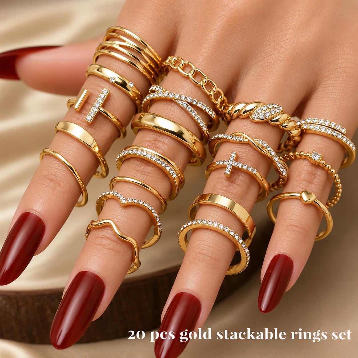 Stackable Rings Set - view 2