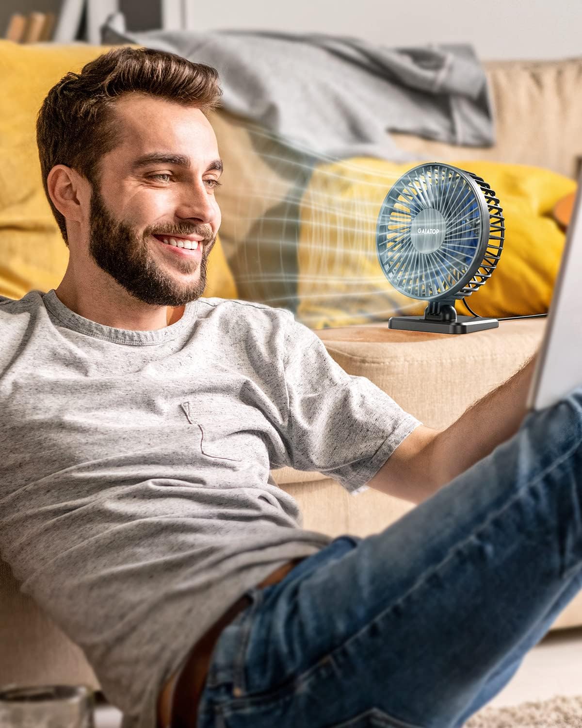 USB Desk Fan - view 2