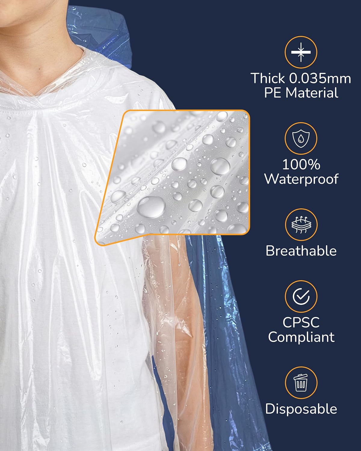 Kids Rain Poncho - view 2