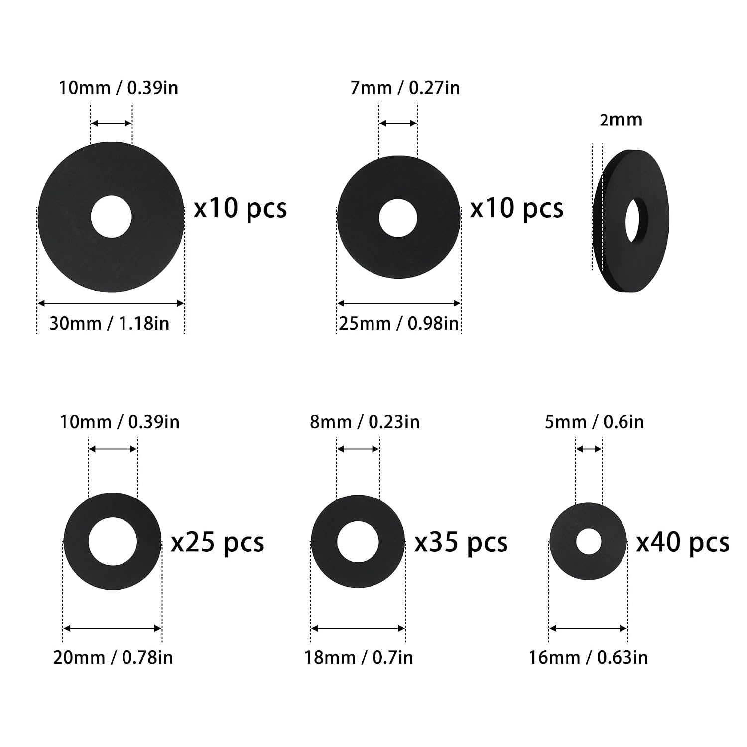 Rubber Washer Kit - view 2