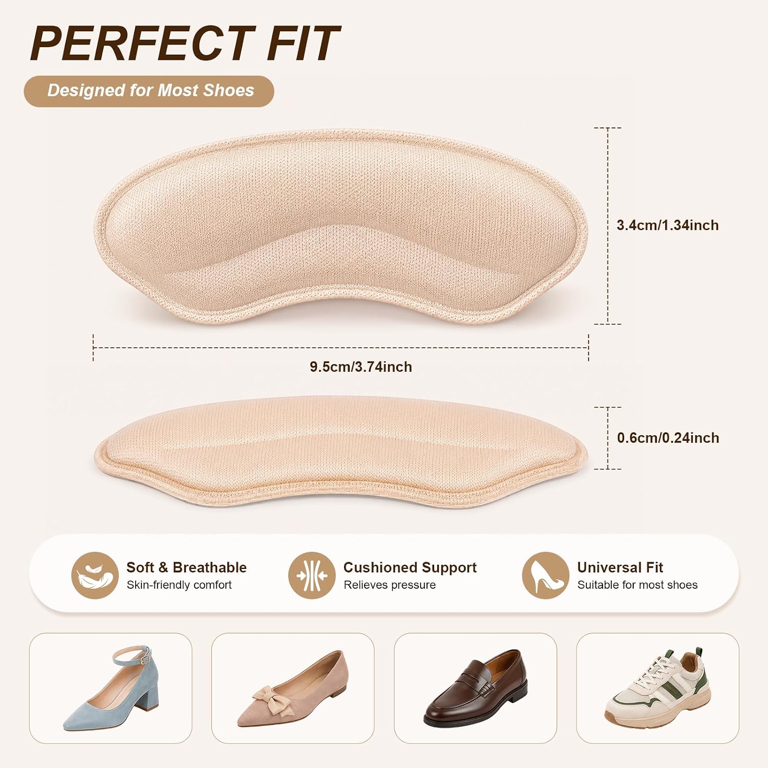 Adhesive Heel Grip Pads - view 2