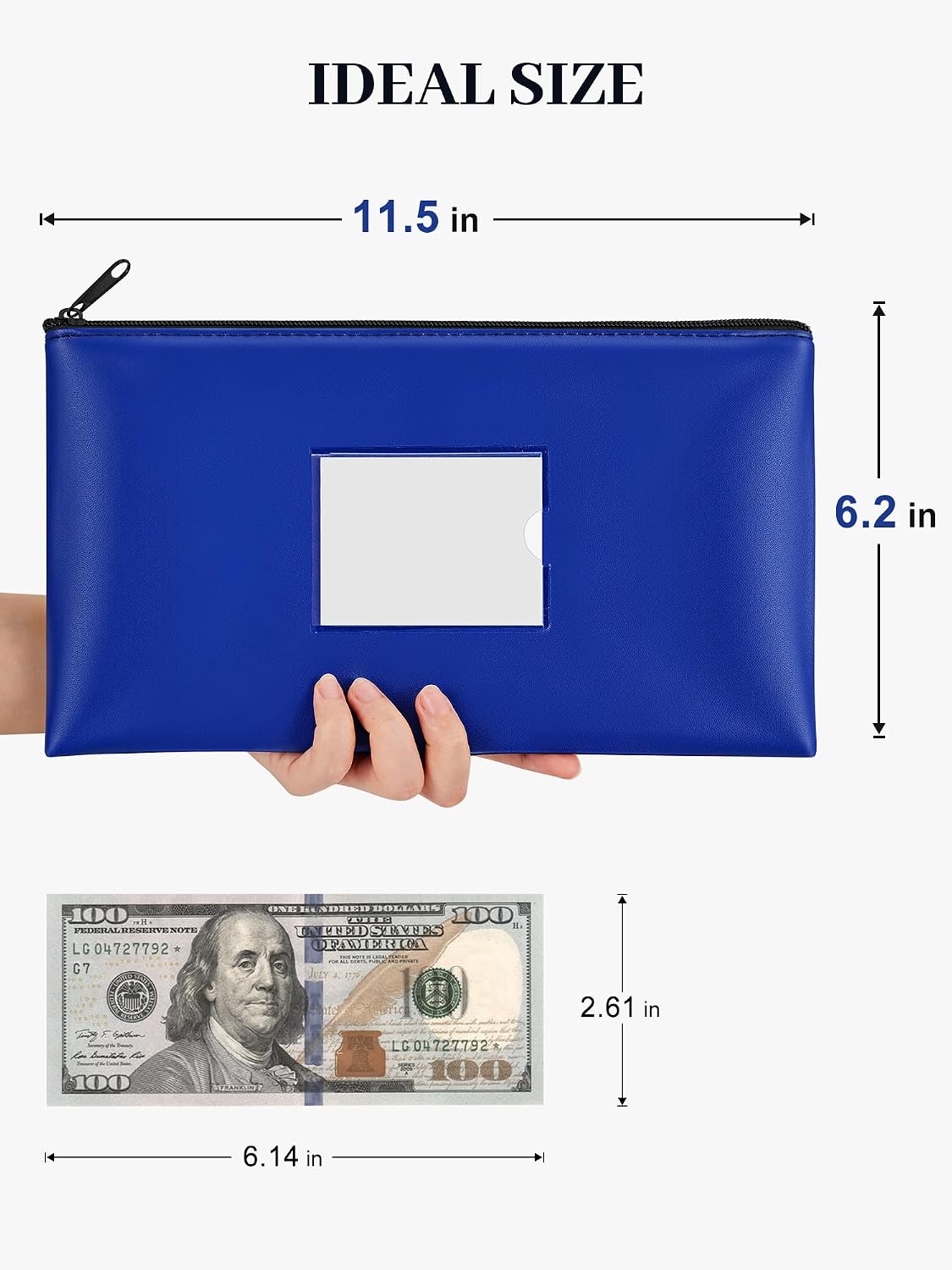 Zippered Cash Deposit Pouches - view 2