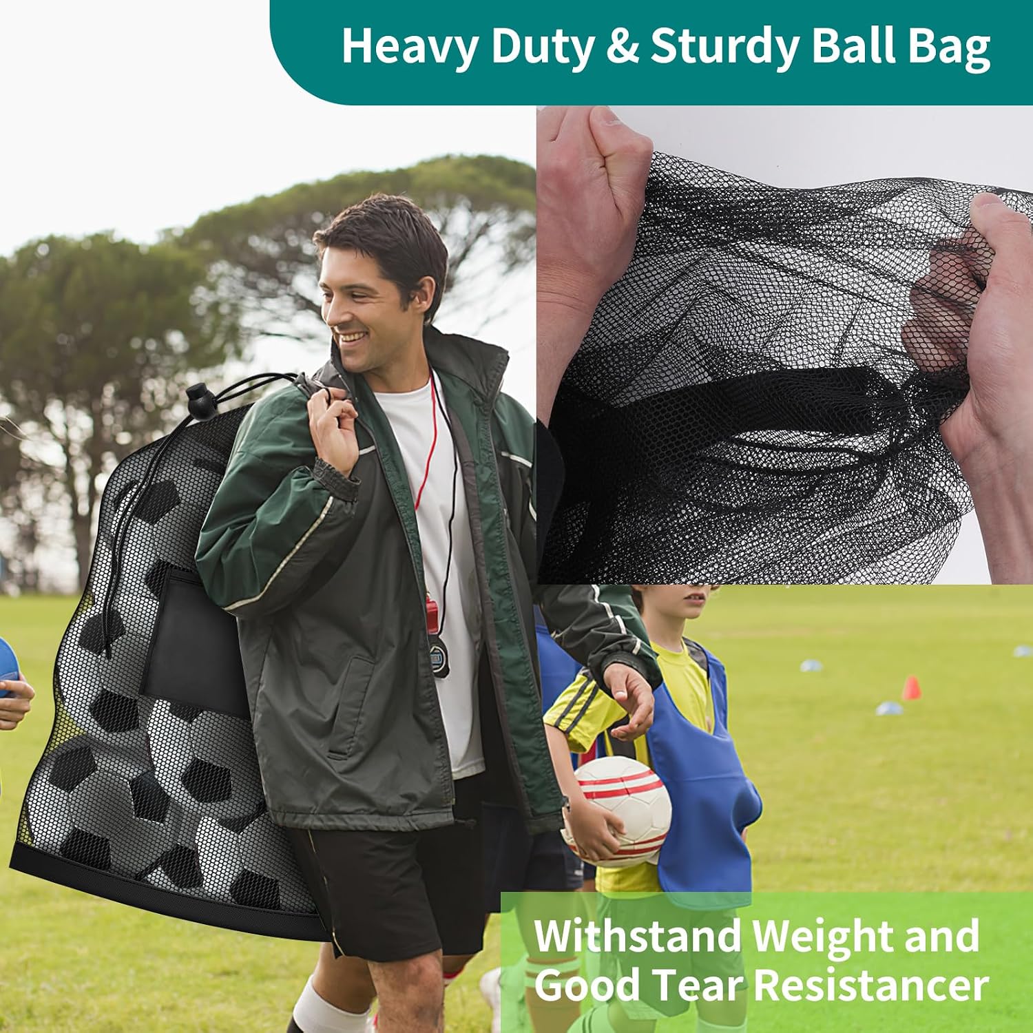 Mesh Sports Ball Bags - view 3
