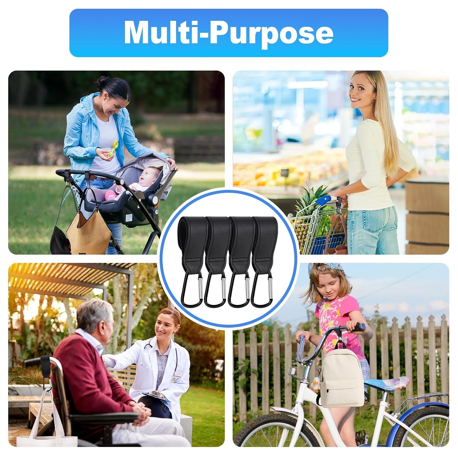 Stroller Bag Hooks - view 3