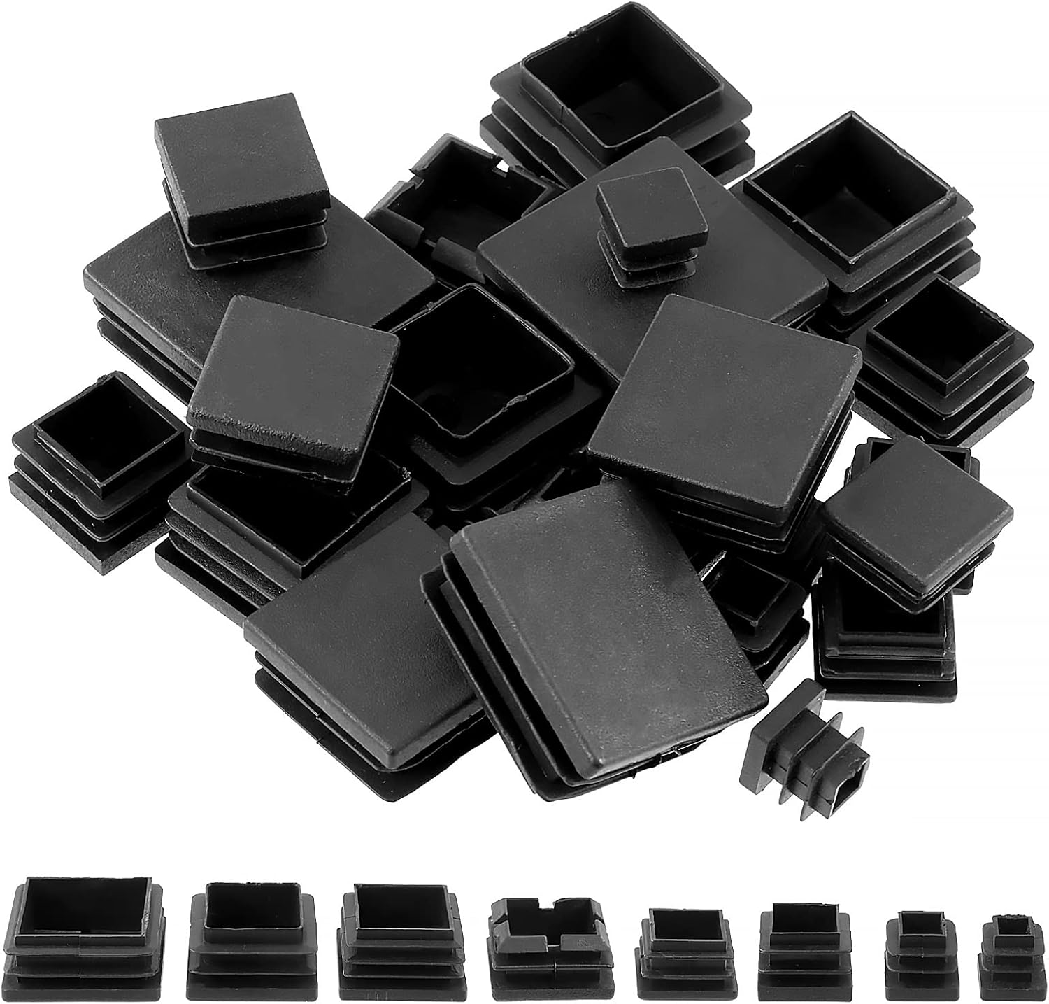 Square Tube End Caps - view 1