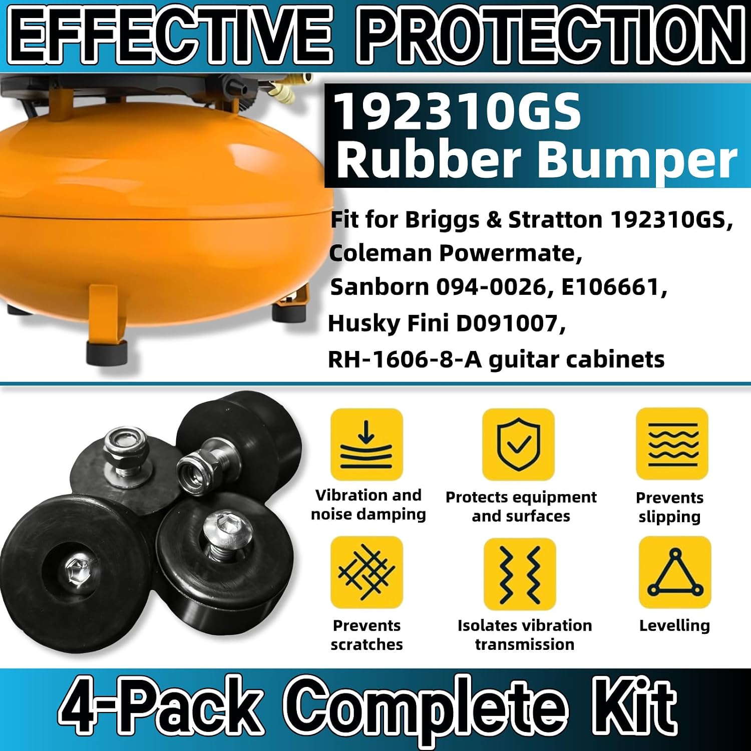Equipment Rubber Feet - view 3