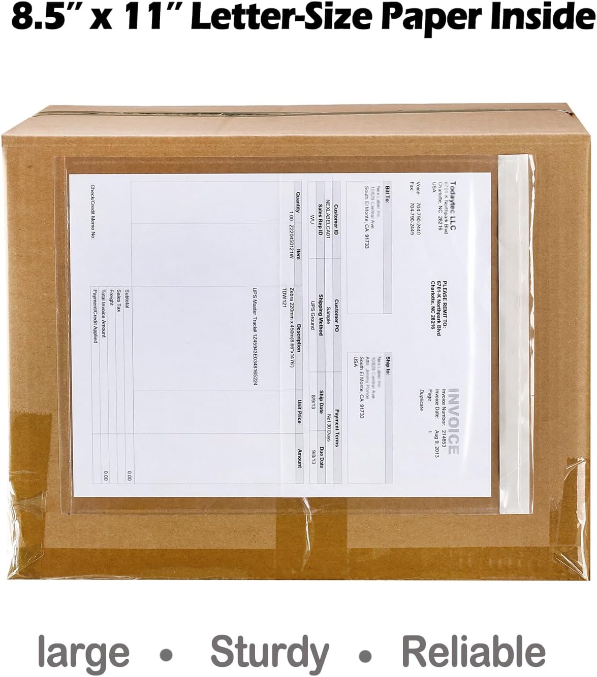 Packing List Document Envelopes - view 2