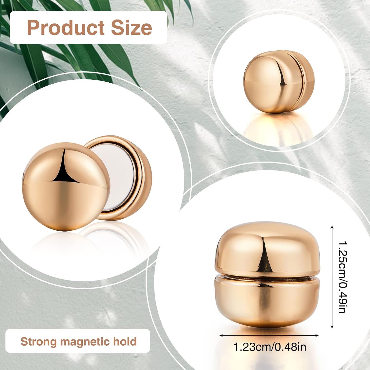 Magnetic Scarf Fasteners - view 2