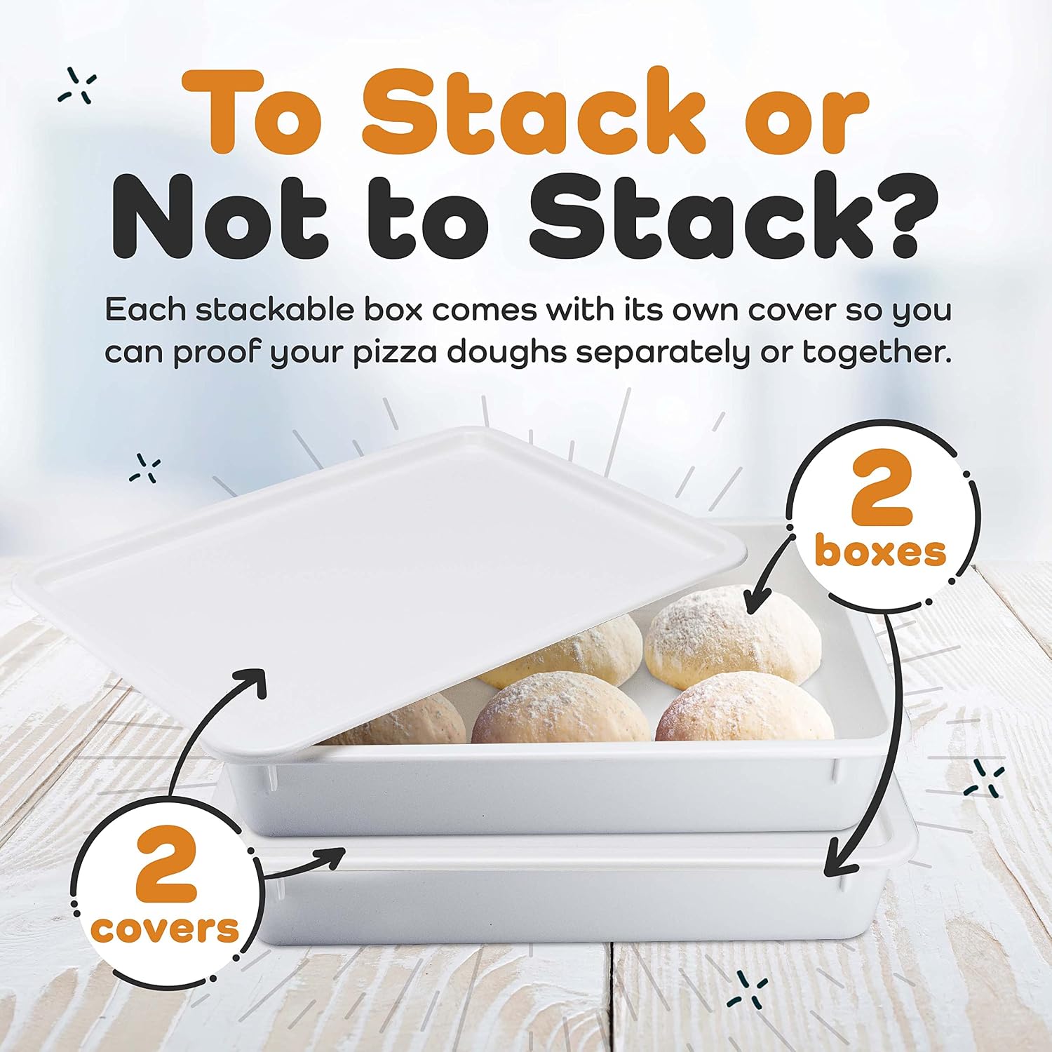 Pizza Dough Proofing Containers - view 2