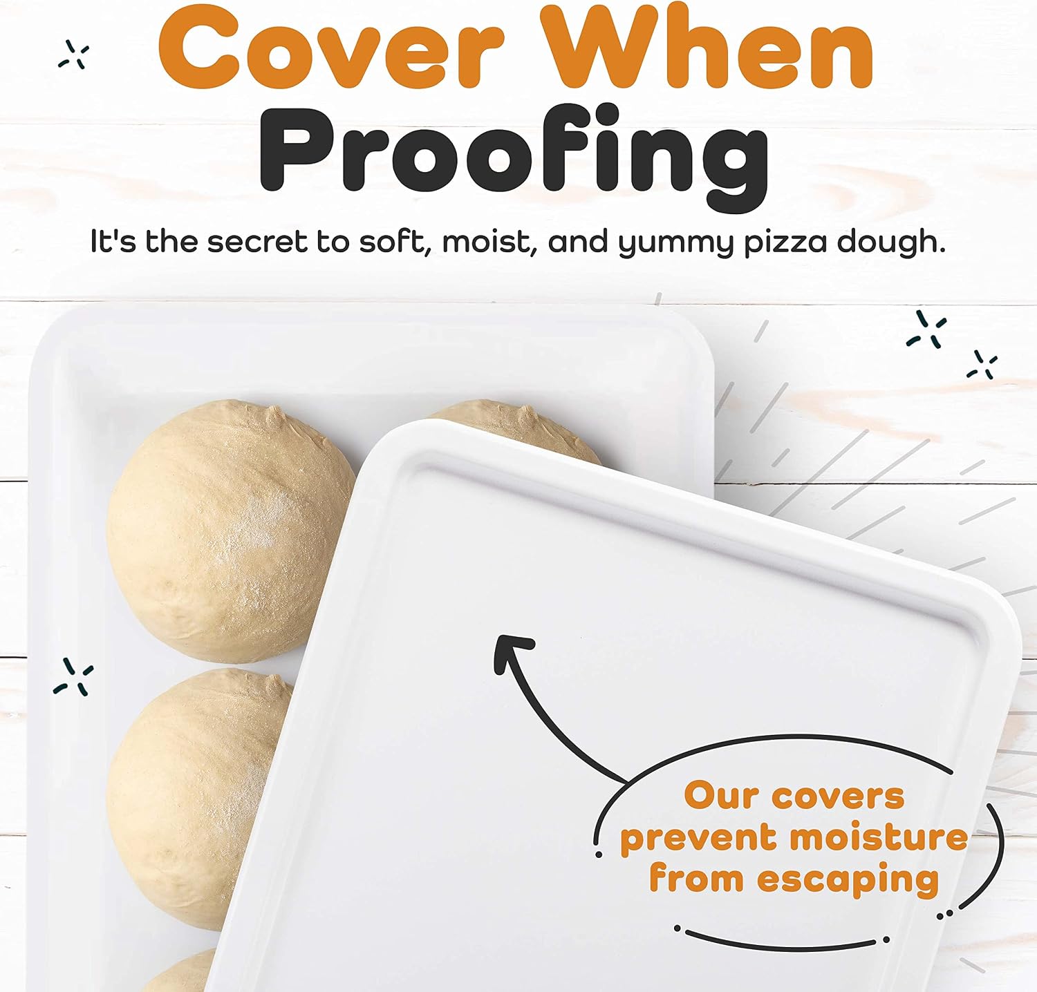 Pizza Dough Proofing Containers - view 3