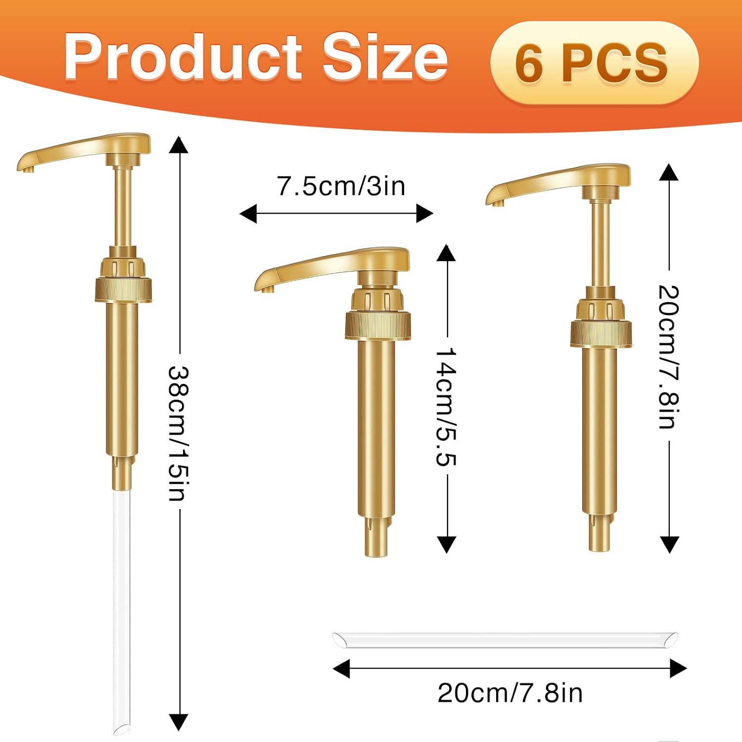 Syrup Bottle Pumps - view 2