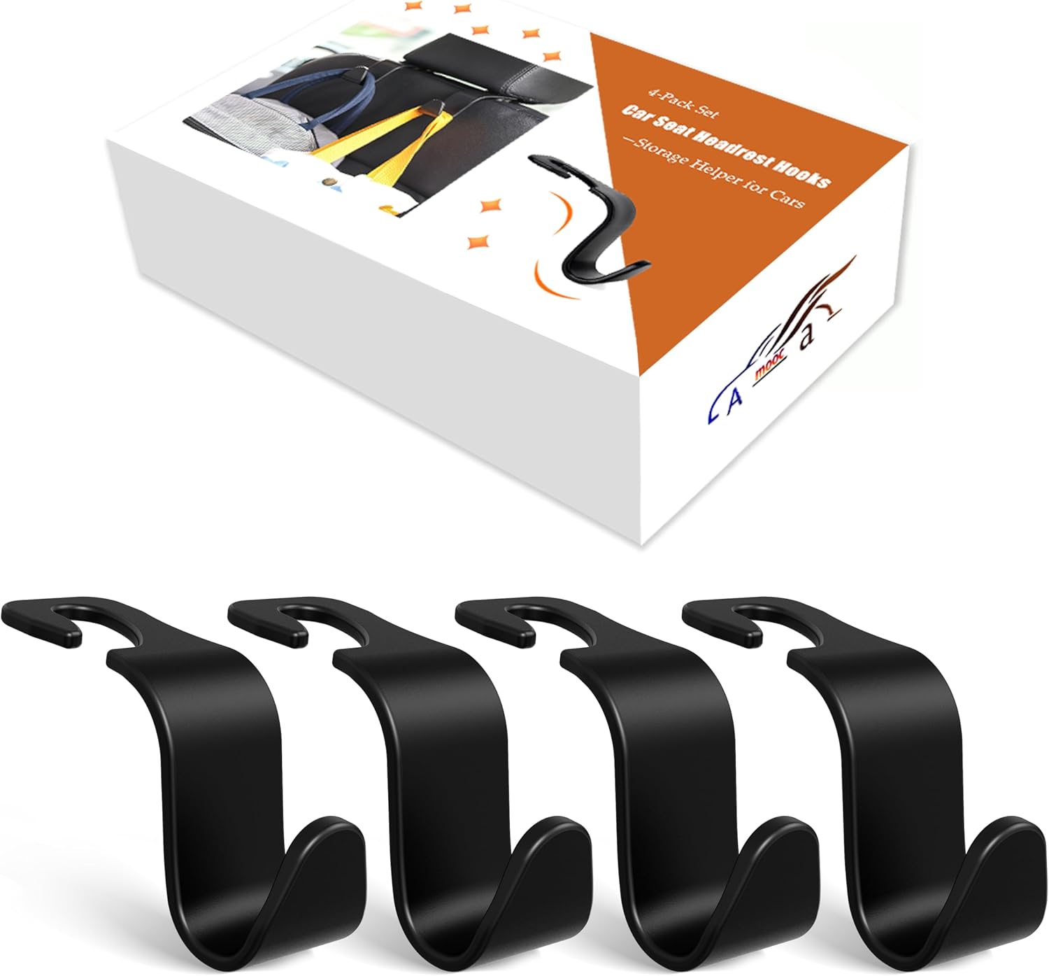 Car Headrest Storage Hooks - view 1