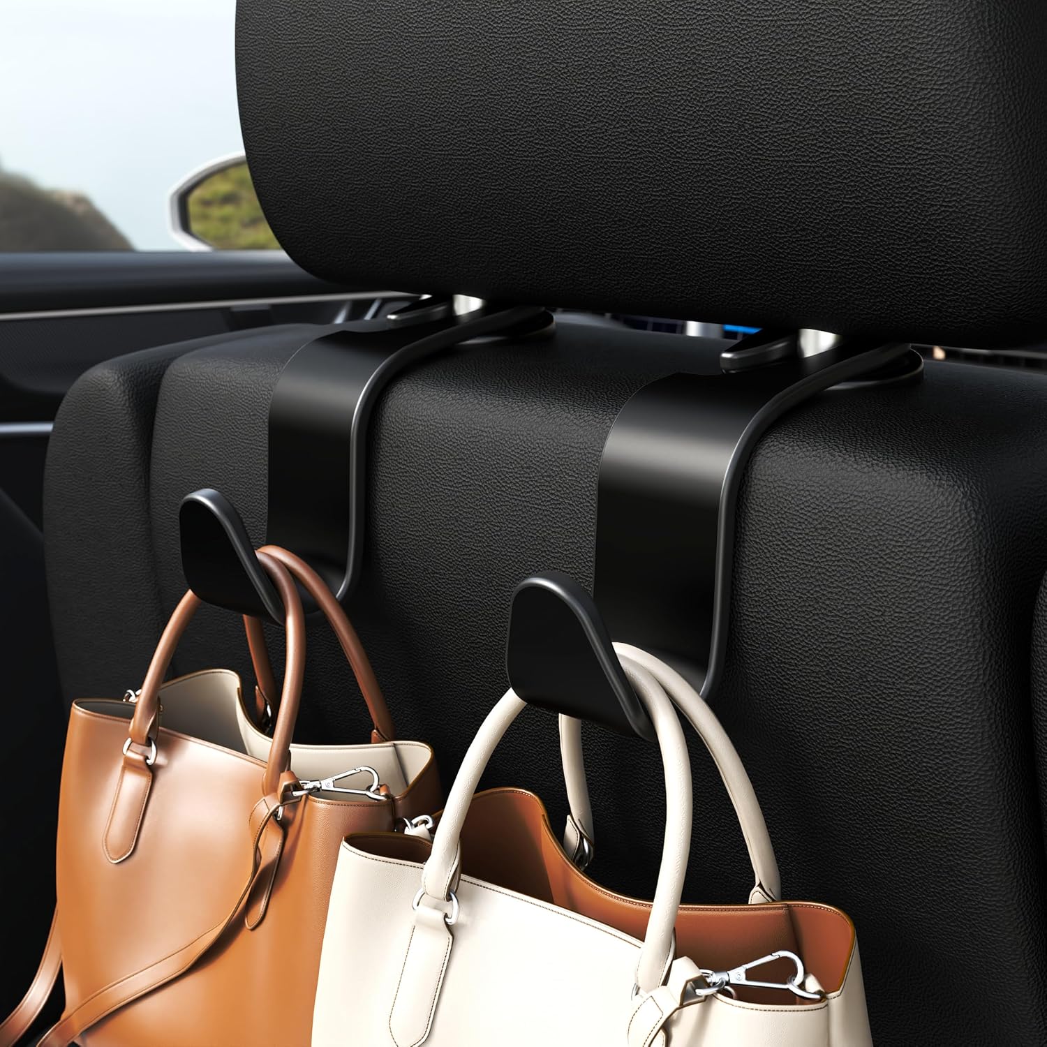 Car Headrest Storage Hooks - view 2