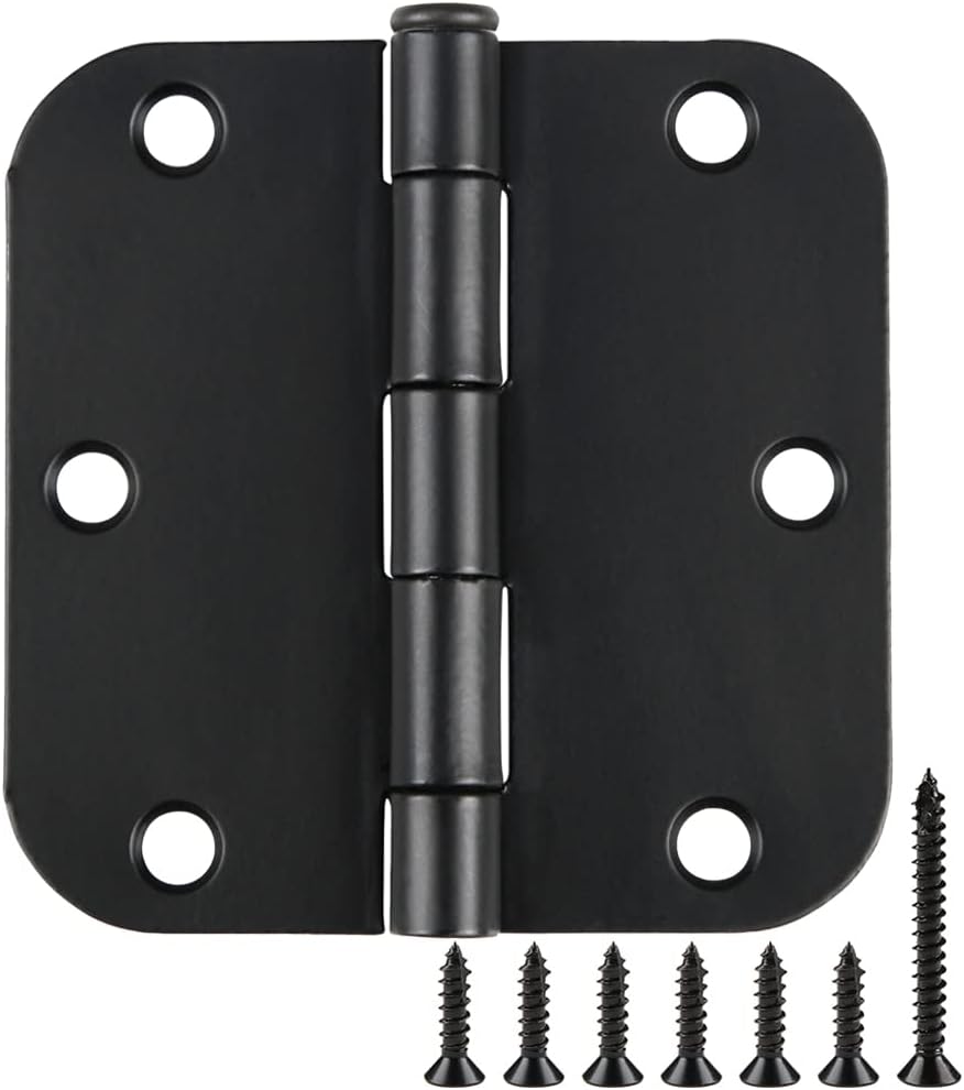 Black Door Hinges - view 1