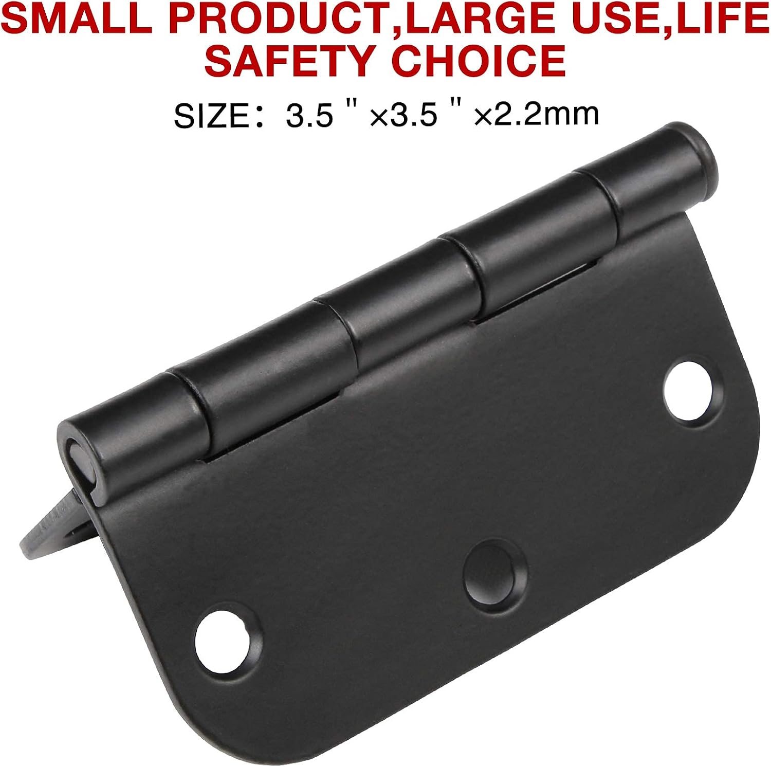 Black Door Hinges - view 3