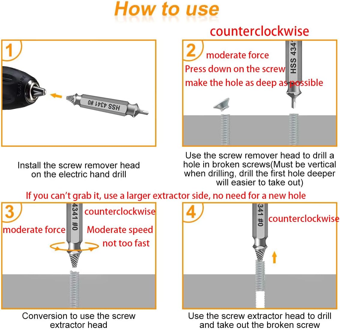 Damaged Screw Extractor Sets - view 2