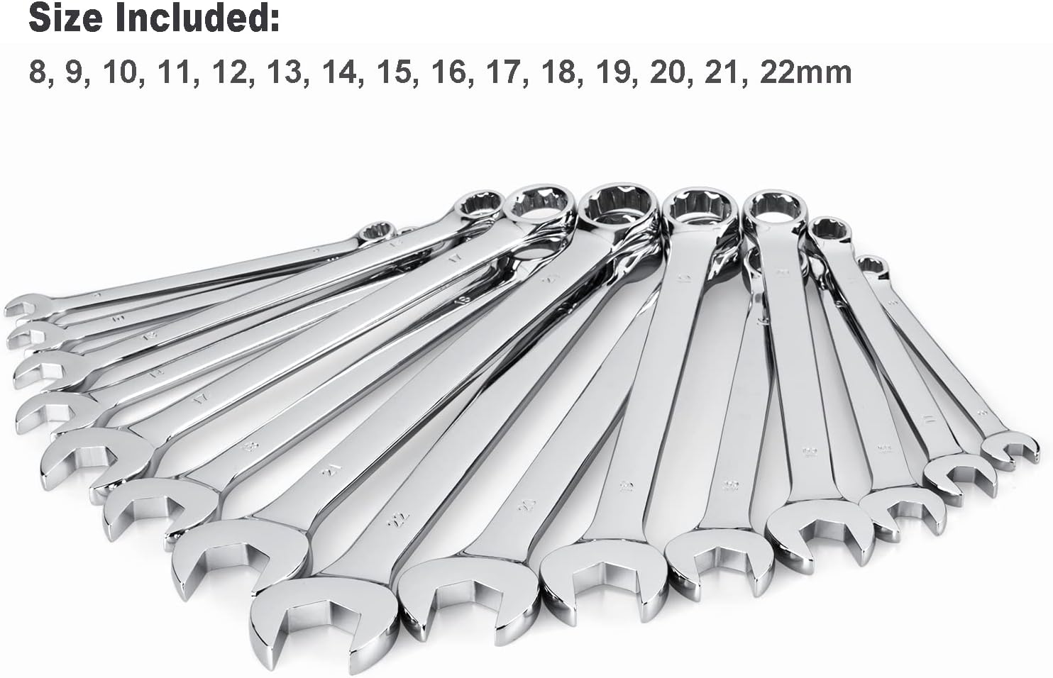 Metric Combination Wrench Sets - view 2